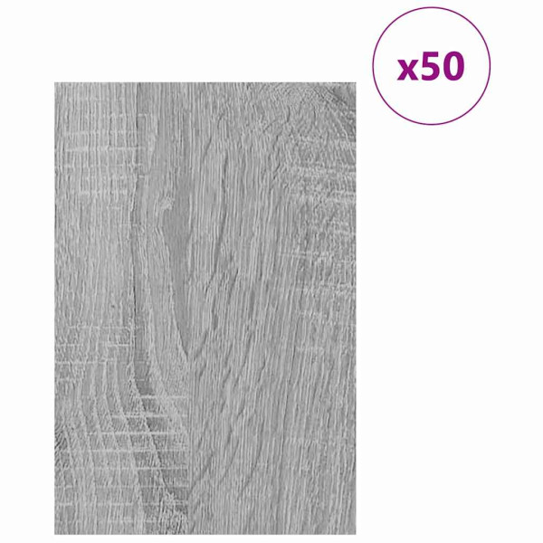 Paneles Decorativos 50 pcs Gris sonoma 40 x 60 x 0.3 cm M 3