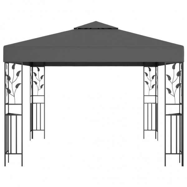 Gazebo 3x3 m antracite M 2