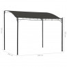 Toldo 3x2.4 m antracite 4