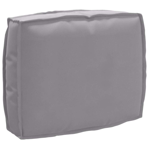 Juego de cojines de paleta 2 pcs Gris 50 x 50 x 12 cm M 4