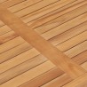 Mesa de jantar para jardim 120x70x77 cm madeira teca maciça 2