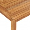 Mesa de jantar para jardim 120x70x77 cm madeira teca maciça 5