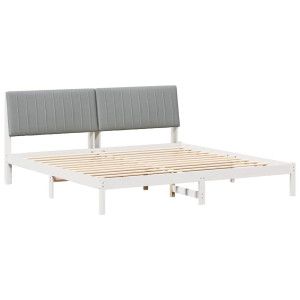 Estructura de cama 200 x 200 cm Madera de pino macizo H