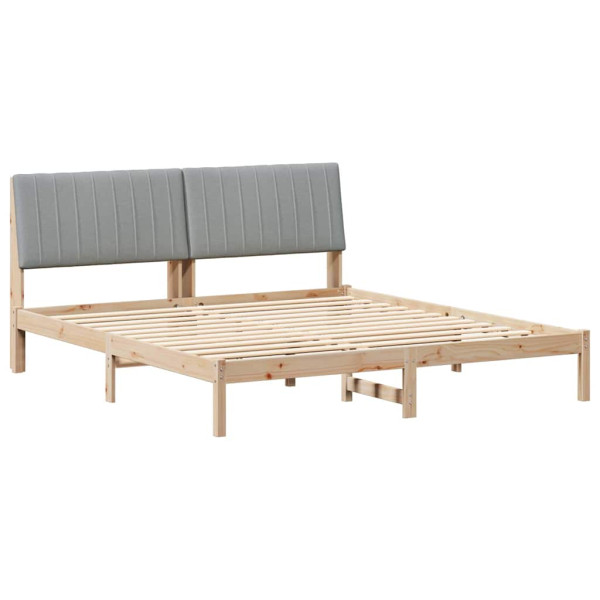 Estructura de cama Marrón 180 x 200 cm Madera de pino macizo M 2