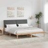 Estructura de cama Marrón 180 x 200 cm Madera de pino macizo 1