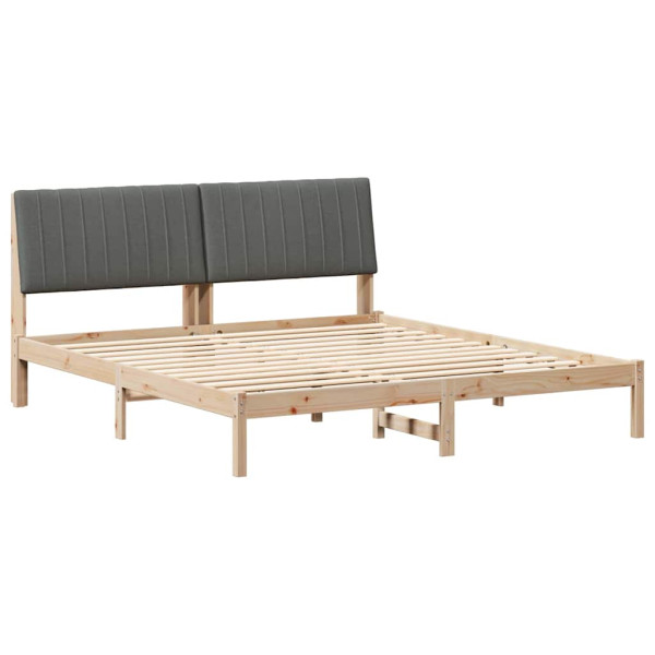 Estructura de cama Marrón 180 x 200 cm Madera de pino macizo M 2