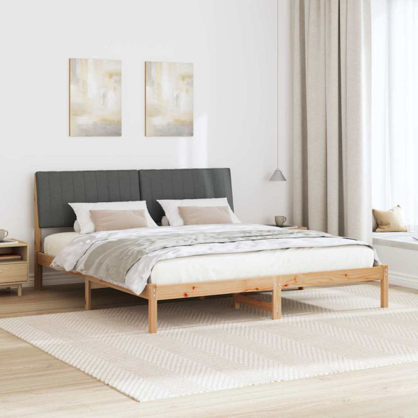 Estructura de cama Marrón 180 x 200 cm Madera de pino macizo M 4