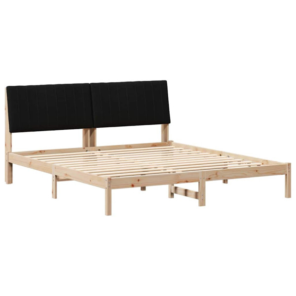 Estructura de cama Marrón 180 x 200 cm Madera de pino macizo M 2
