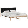 Estructura de cama Marrón 180 x 200 cm Madera de pino macizo 3