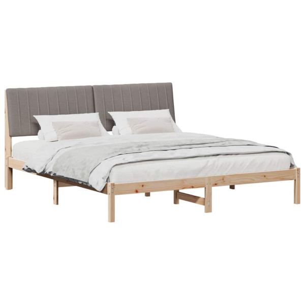Estructura de cama Marrón 180 x 200 cm Madera de pino macizo M 3