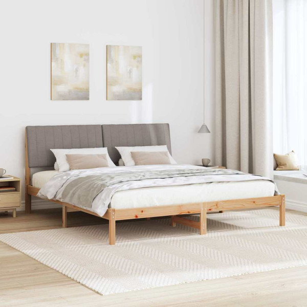 Estructura de cama Marrón 180 x 200 cm Madera de pino macizo M 4