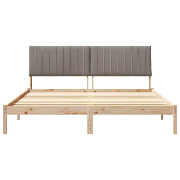 Estructura de cama Marrón 180 x 200 cm Madera de pino macizo M 5