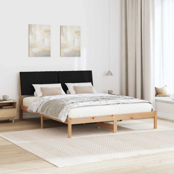 Estructura de cama Marrón 160 x 200 cm Madera de pino macizo M 4