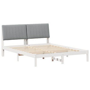 Estructura de cama 160 x 200 cm Madera de pino macizo H