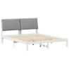 Estructura de cama 160 x 200 cm Madera de pino macizo 2