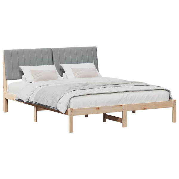 Estructura de cama Marrón 150 x 200 cm Madera de pino macizo M 3