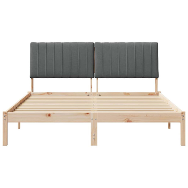 Estructura de cama Marrón 150 x 200 cm Madera de pino macizo M 5