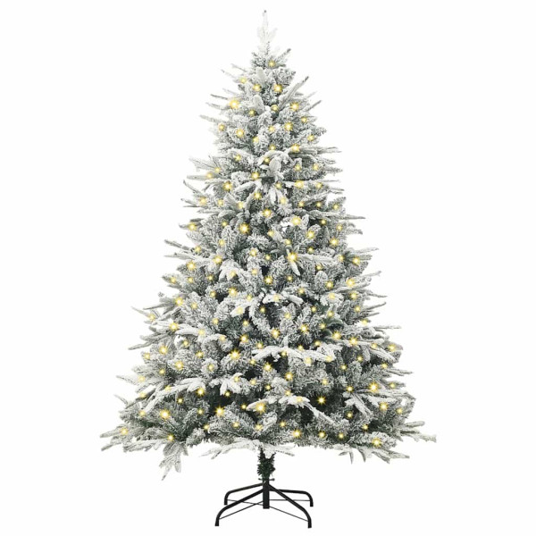Árbol de Navidad Artificial Preiluminado Verde 180 cm PVC y PE M 3