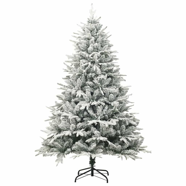 Árbol de Navidad Artificial Preiluminado Verde 180 cm PVC y PE M 4