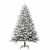 Árbol de Navidad Artificial Preiluminado Verde 180 cm PVC y PE 4