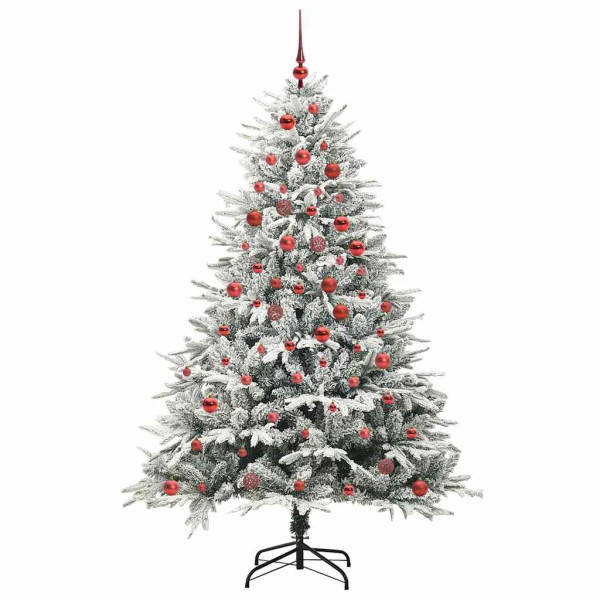 Árbol de Navidad artificial preiluminado con juego de bolas M 3