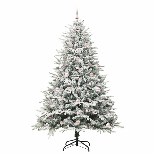 Árbol de Navidad artificial preiluminado con juego de bolas M 4