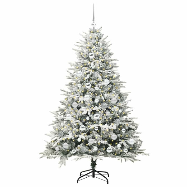 Árbol de Navidad artificial preiluminado con juego de bolas M 3