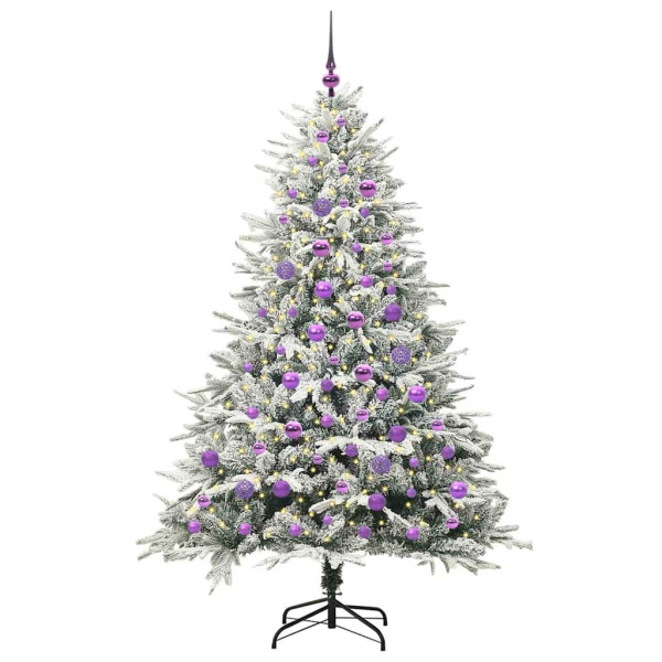 Árbol de Navidad artificial preiluminado con juego de bolas M 3