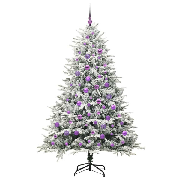 Árbol de Navidad artificial preiluminado con juego de bolas M 4
