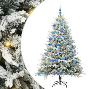 Árbol de Navidad artificial preiluminado con juego de bolas H
