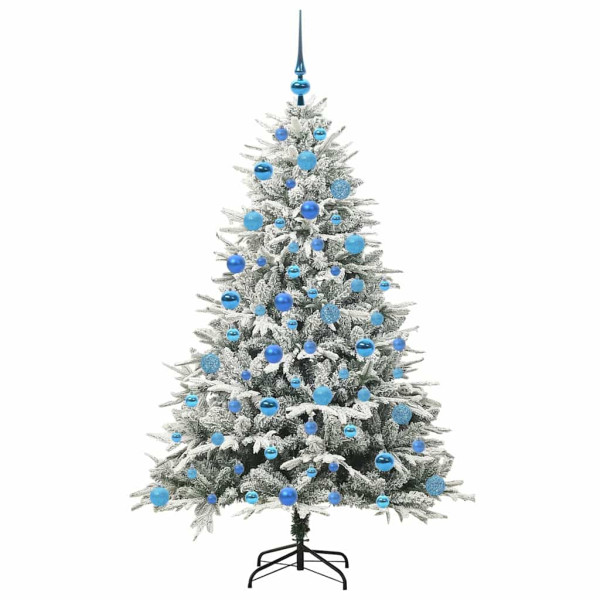 Árbol de Navidad artificial preiluminado con juego de bolas M 4