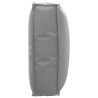 Cojín de palé para respaldo Gris 50 x 40 x 12 cm Tela Oxford 5