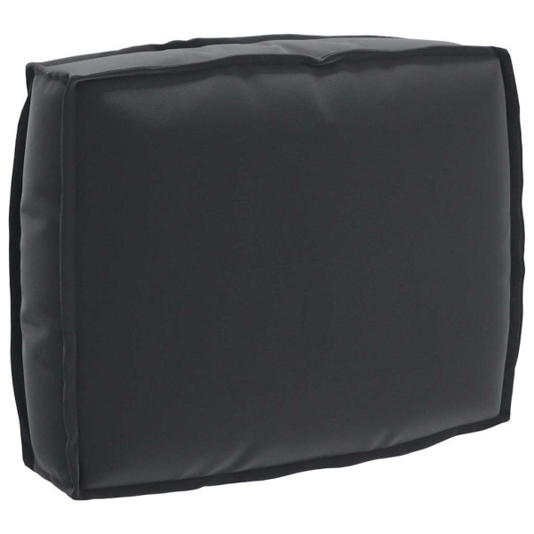 Cojín de palé para respaldo Negro 50 x 40 x 12 cm Tela Oxford D