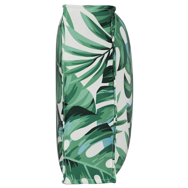 Cojín de palé para respaldo Estampado de hojas 50 x 40 x 12 cm M 4