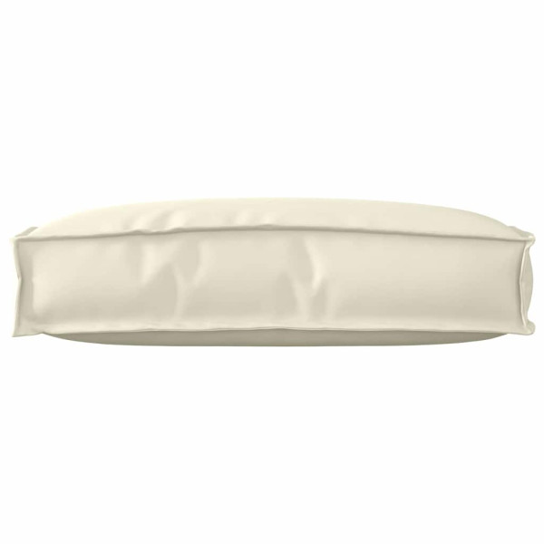 Cojín de palé para respaldo Crema 60 x 40 x 12 cm Tela Oxford M 4