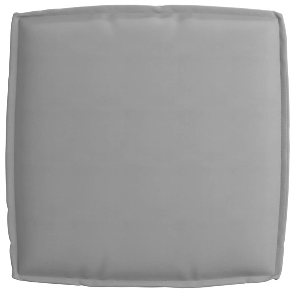 Cojín de palé para asiento Gris 60 x 60 x 12 cm Tela Oxford M 5