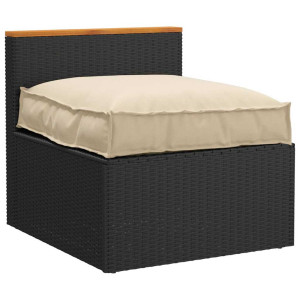 Cojín de palé para asiento Beige 70 x 70 x 12 cm Tela Oxford H