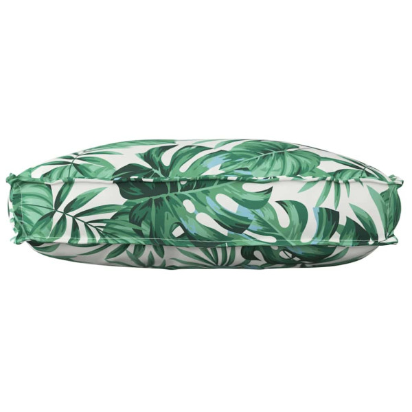 Cojín de palé para respaldo Estampado de hojas 70 x 40 x 12 cm M 2