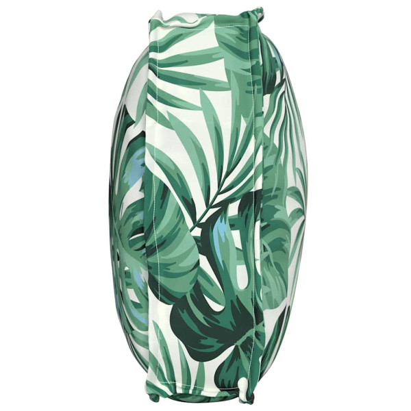 Cojín de palé para respaldo Estampado de hojas 70 x 40 x 12 cm M 3