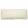 Cojín de palé para respaldo Crema 120 x 40 x 12 cm Tela Oxford 5