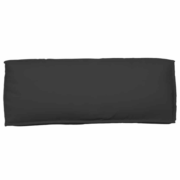 Cojín de palé para respaldo Negro 120 x 40 x 12 cm Tela Oxford M 5