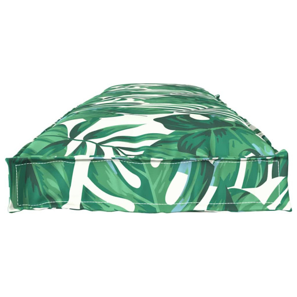 Cojín de palé para banco Estampado de hojas 150 x 40 x 8 cm M 4