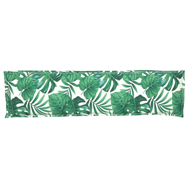 Cojín de palé para banco Estampado de hojas 150 x 40 x 8 cm M 5