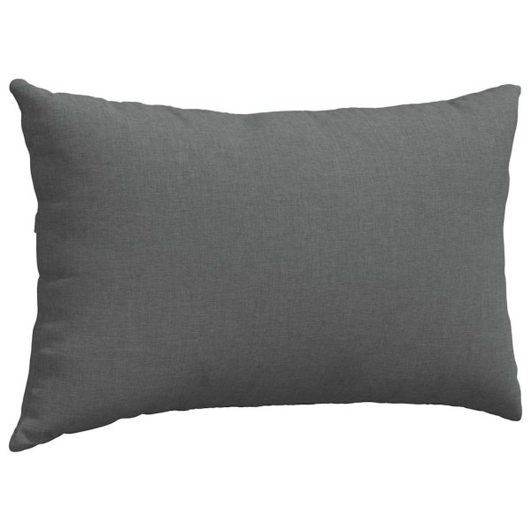 Cojines de sofá 2 pcs Gris oscuro 50 x 30 cm tela M 5