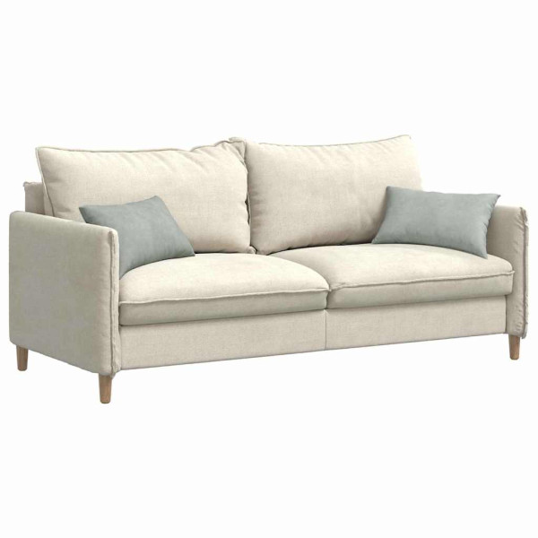 Cojines de sofá 2 pcs Gris claro 50 x 30 cm Tela de pana M 3