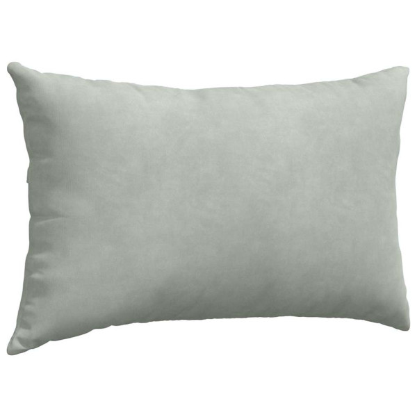 Cojines de sofá 2 pcs Gris claro 50 x 30 cm Tela de pana M 5