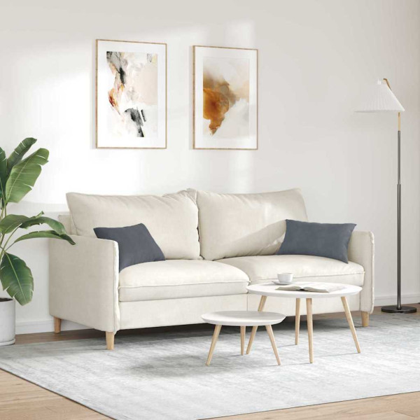 Cojines de sofá 2 pcs Gris oscuro 50 x 30 cm Tela de pana M 4