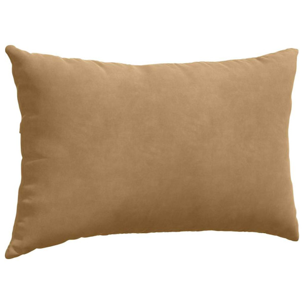 Cojines de sofá 2 pcs Marrón 50 x 30 cm Tela de pana M 5