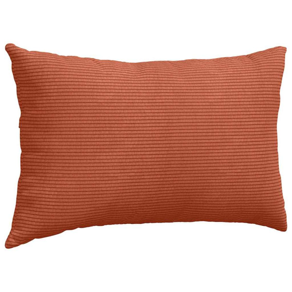 Cojines de sofá 2 pcs Rojo Naranja 50 x 30 cm Tela de pana M 5
