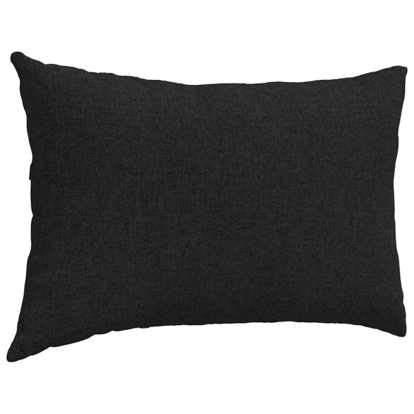 Cojines de sofá 2 pcs Negro 60 x 40 cm tela M 5